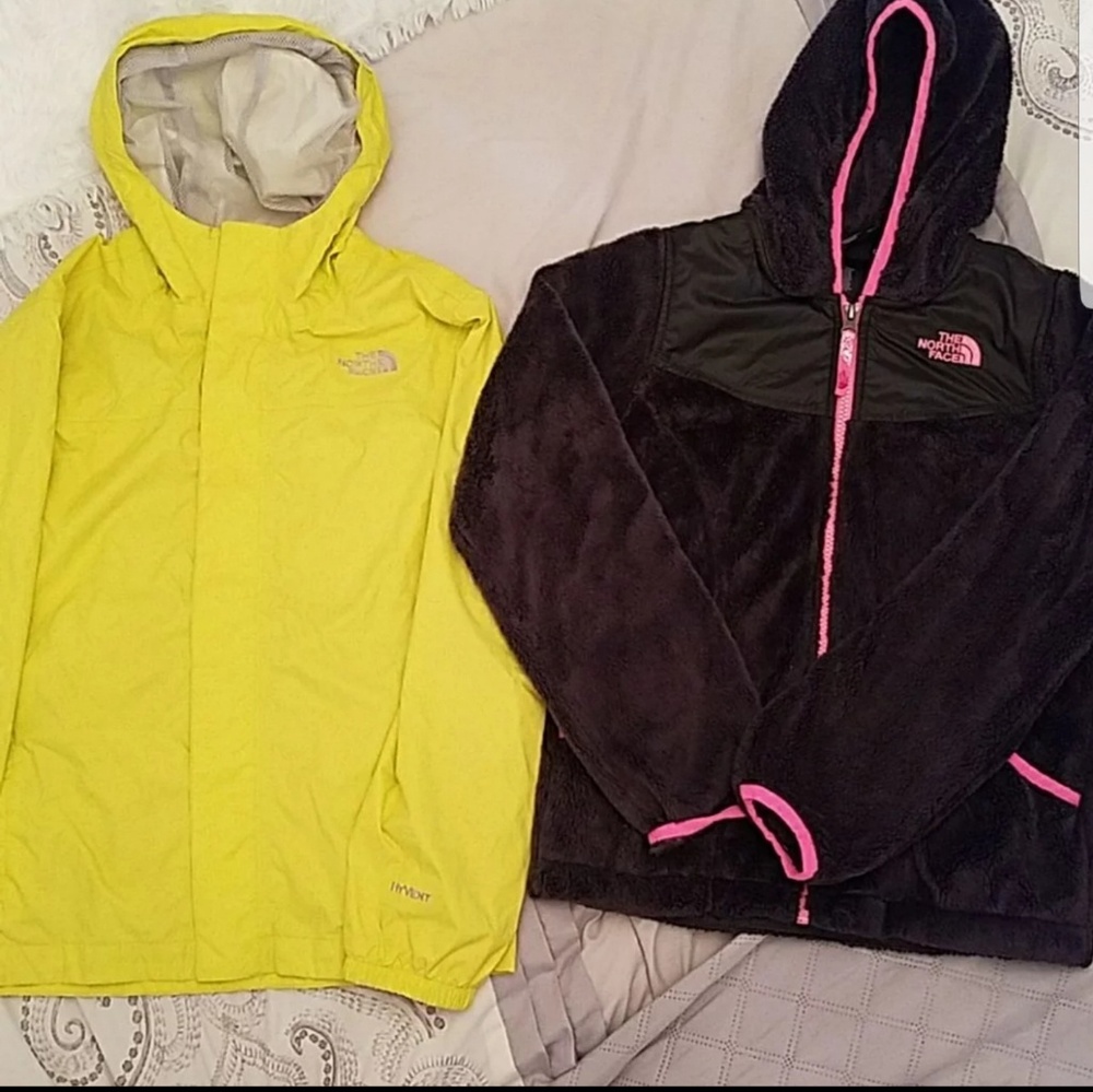 2 kids northface jackets
